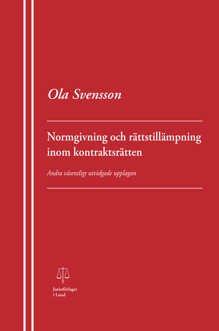 Normgivning och rättstillämpning inom kontraktsrätten